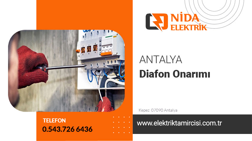 Diafon Onarımı Antalya